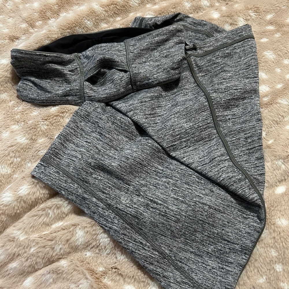 Lululemon Grey Headband and Neck Warmer